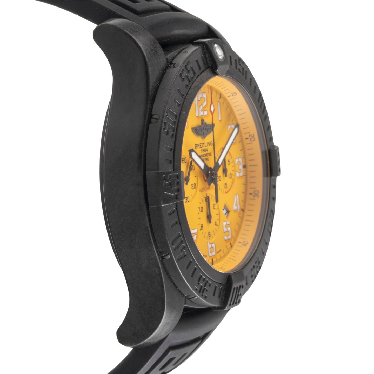 Breitling Avenger Hurricane XB0170E41I1W1 (Unknown (random serial)) - Yellow dial 50 mm Plastic case (7/8)