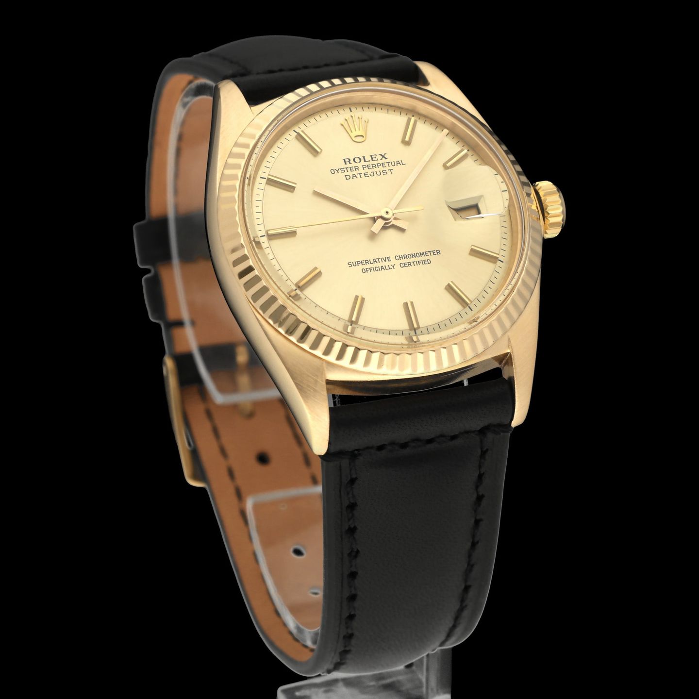Rolex Datejust 1601 (1969) - Champagne dial 36 mm Steel case (3/8)