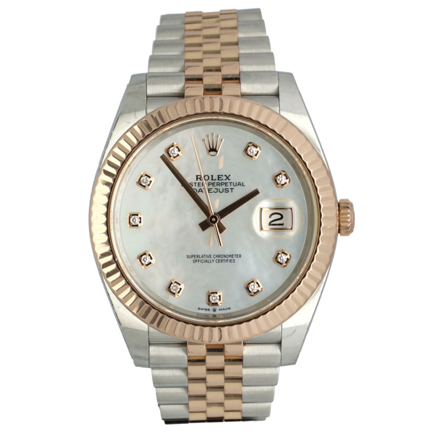 Rolex Datejust 41 126331 (2021) - Pearl dial 41 mm Gold/Steel case (2/7)