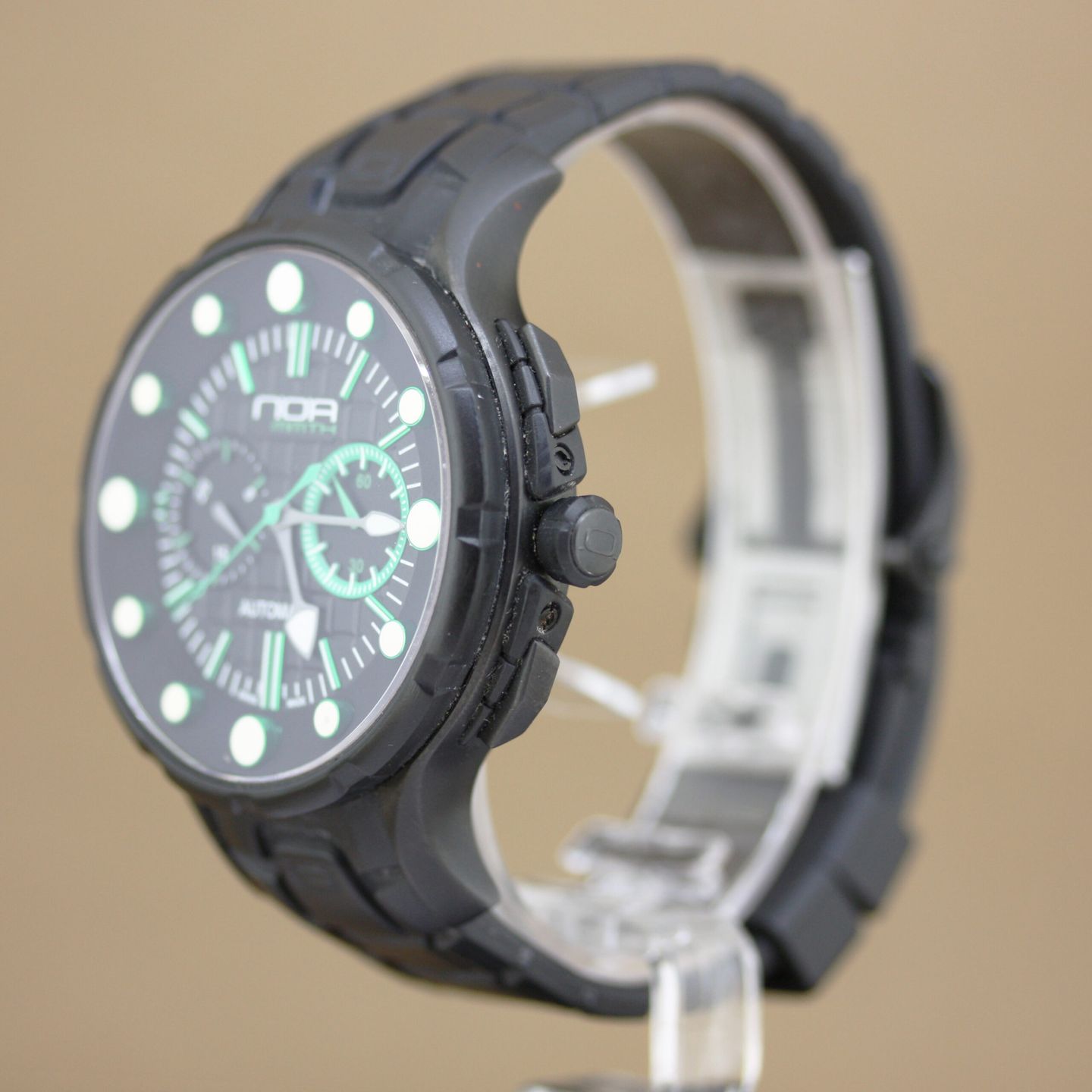 N.O.A Mammoth MM004 (Unknown (random serial)) - Black dial 43 mm Steel case (5/8)