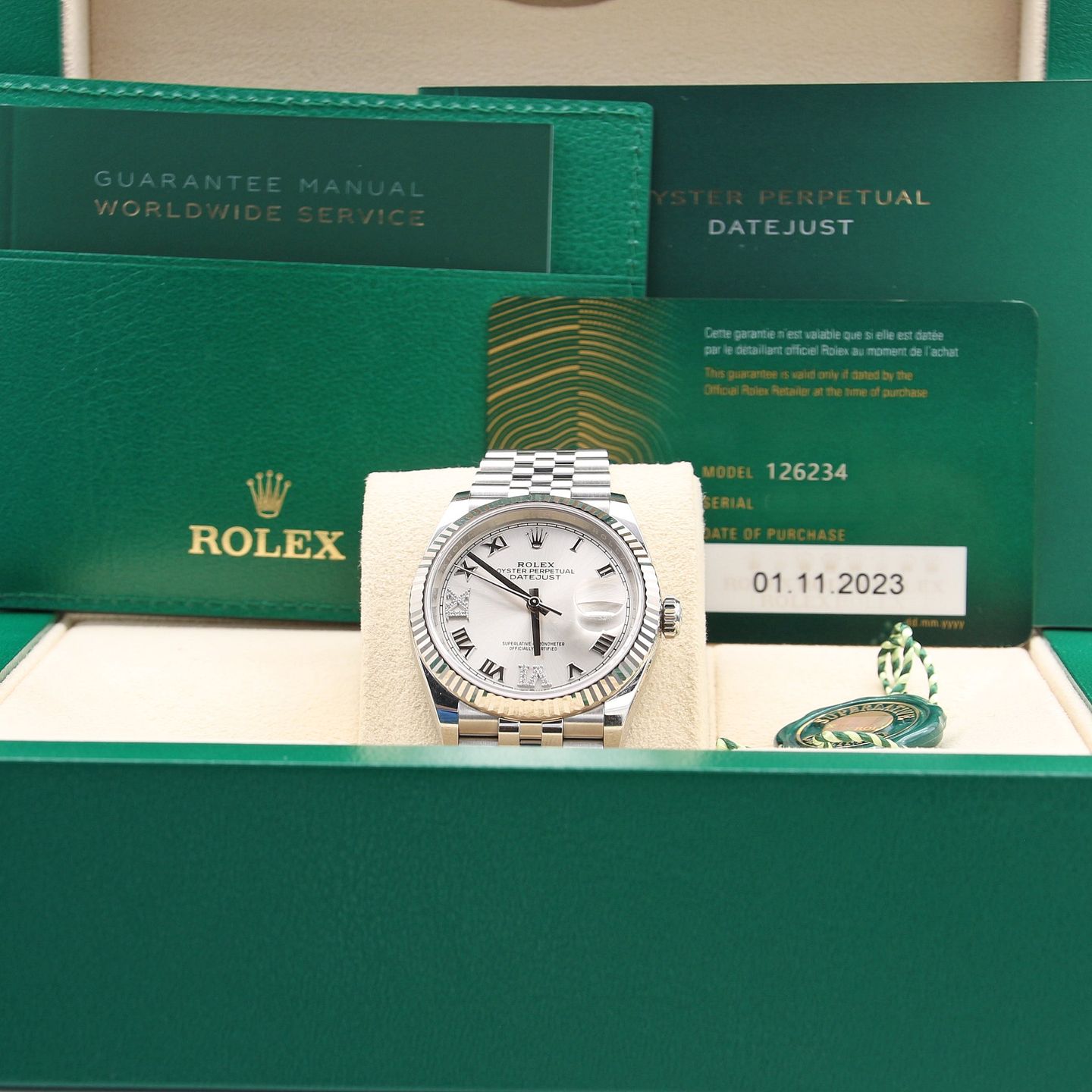 Rolex Datejust 36 126234 (Onbekend (willekeurig serienummer)) - 36mm Staal (3/8)