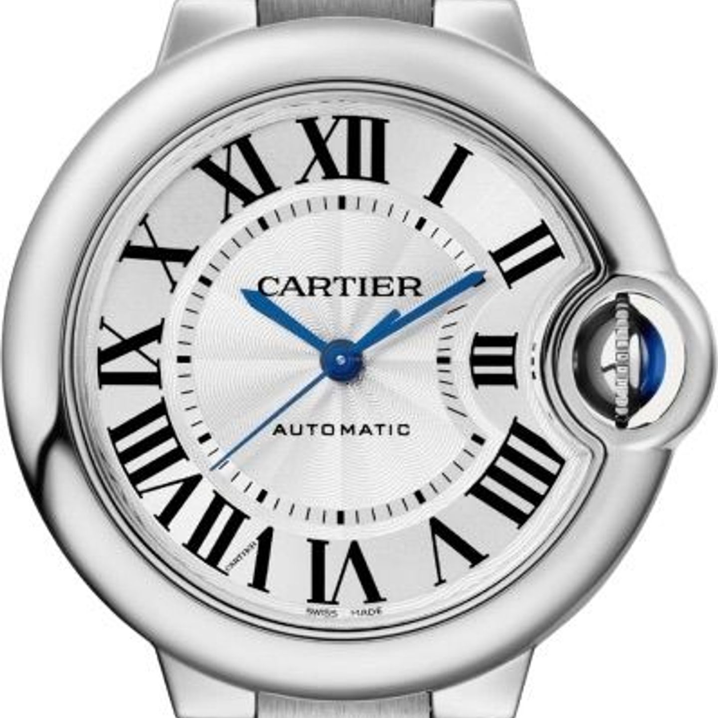 Cartier Ballon Bleu 33mm WSBB0044 (2024) - Zilver wijzerplaat 33mm Staal (1/1)