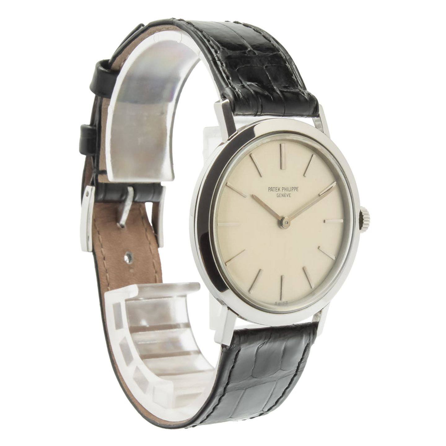 Patek Philippe Calatrava 3509 (Unknown (random serial)) - Silver dial 33 mm Steel case (6/12)