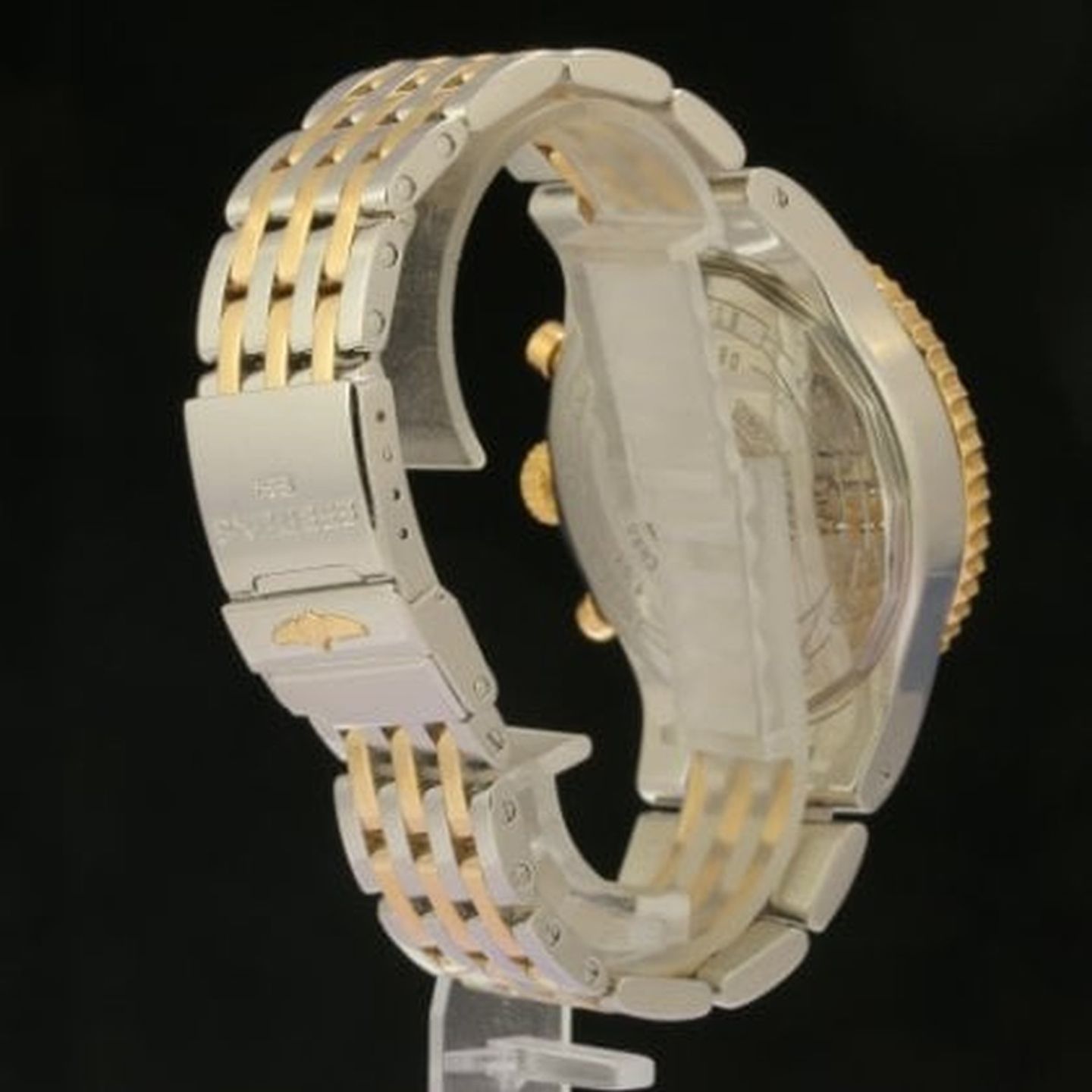 Breitling Montbrillant Légende C23340 (2012) - Brown dial 47 mm Gold/Steel case (4/5)