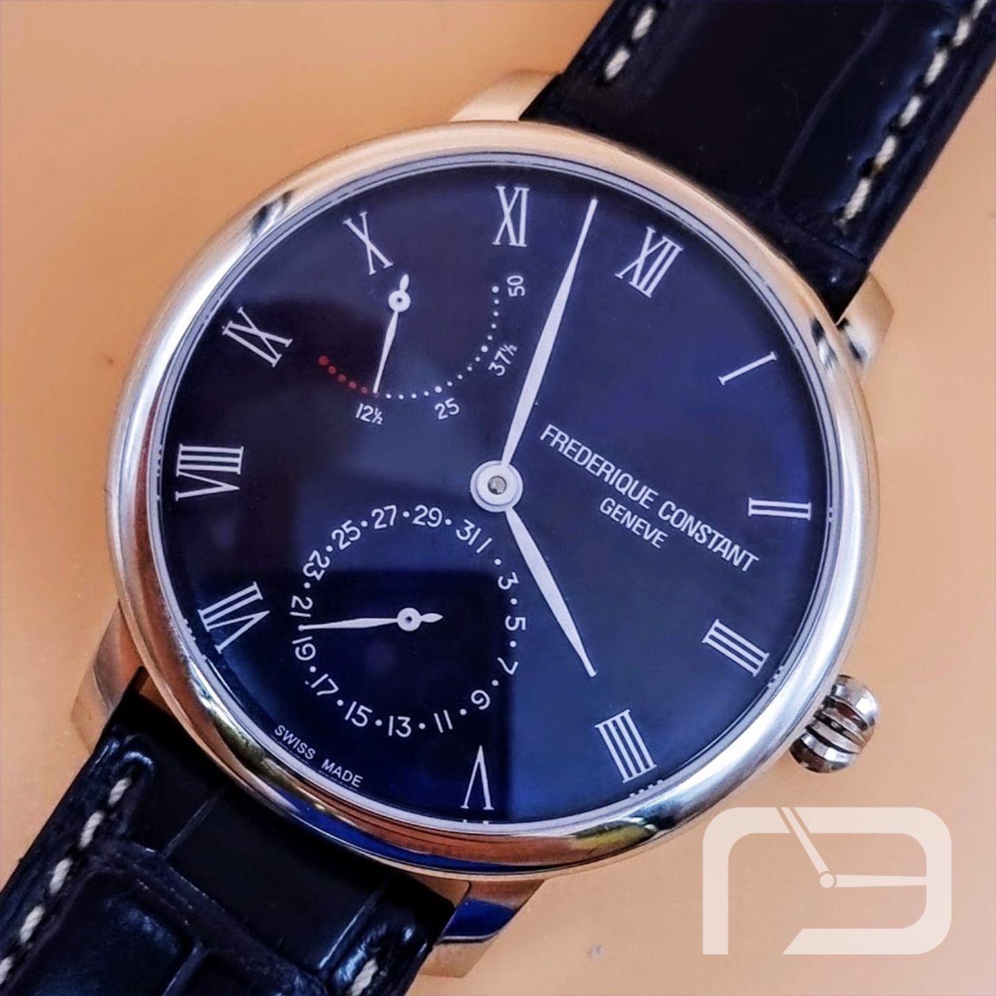 Frederique Constant Manufacture Slimline FC-723NR3S6 (2024) - Blue dial 40 mm Steel case (1/8)