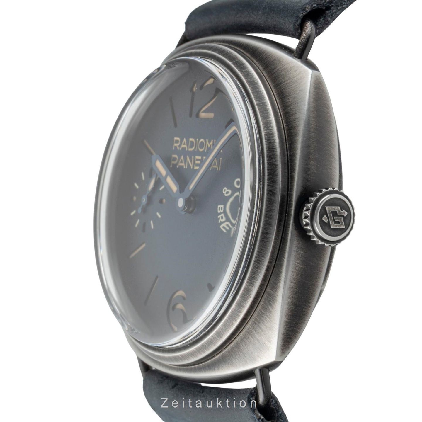 Panerai Radiomir PAM01348 (Onbekend (willekeurig serienummer)) - Blauw wijzerplaat 45mm Staal (5/8)