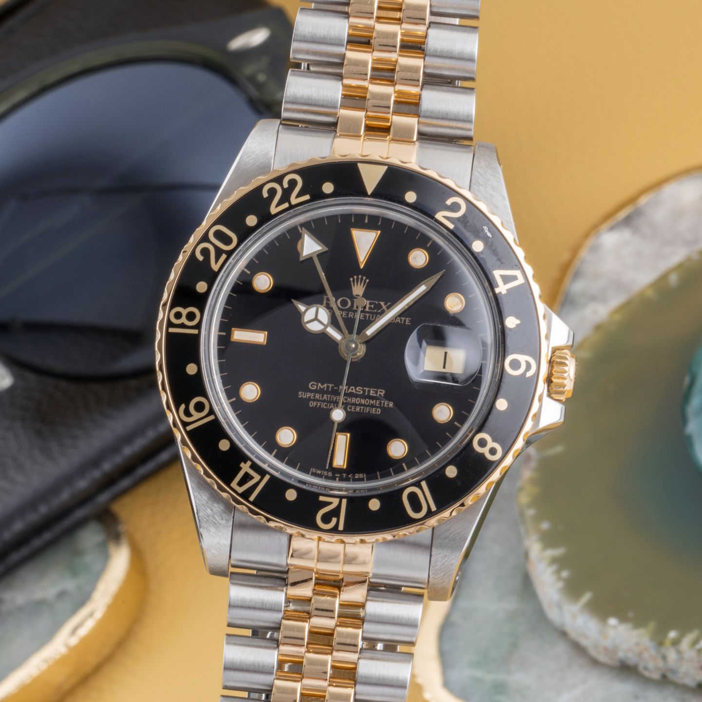 Rolex GMT-Master 16753 (1988) - 40mm Goud/Staal (3/8)