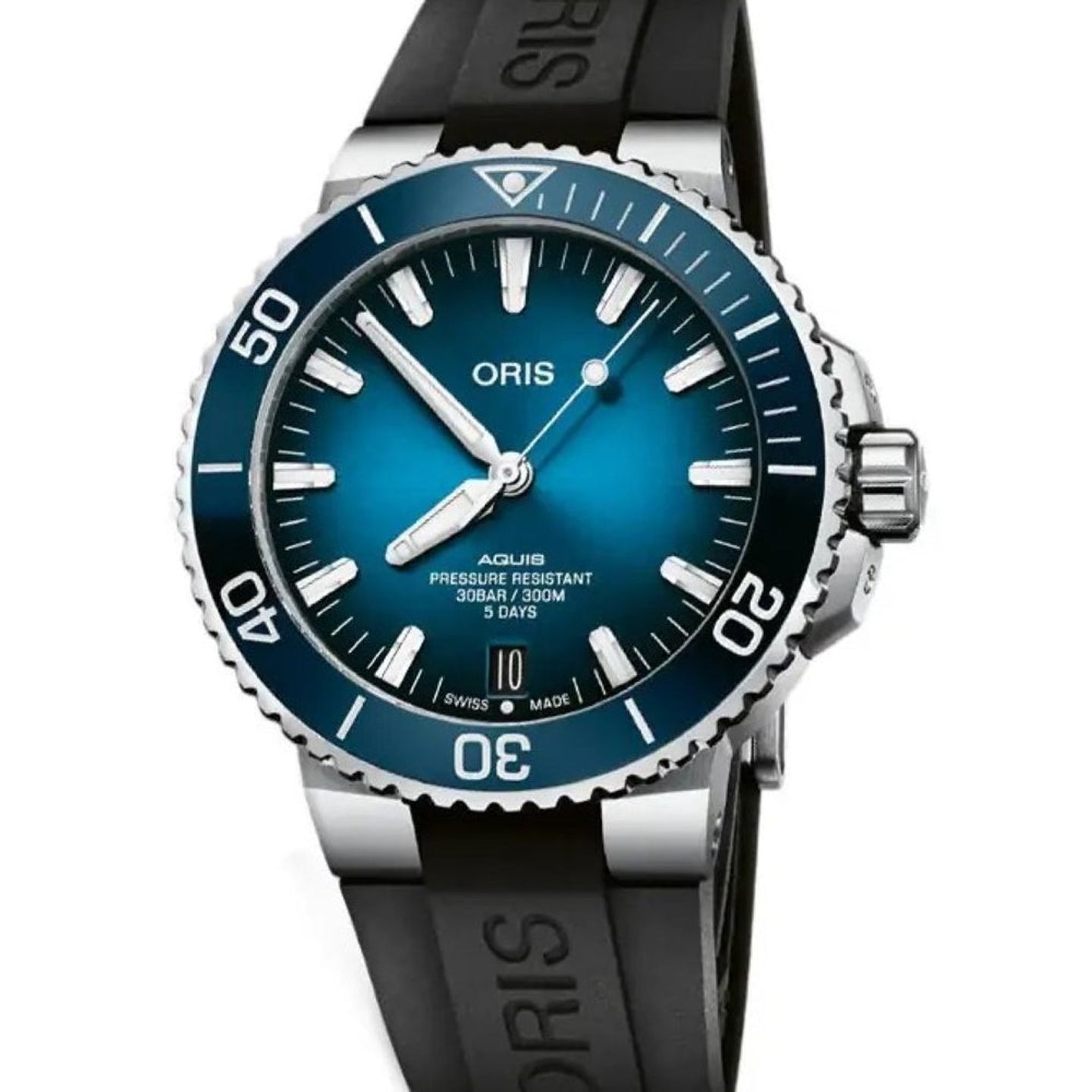 Oris Aquis Date 01 400 7763 4135-07 4 24 74EB (2025) - Blauw wijzerplaat 44mm Staal (1/1)