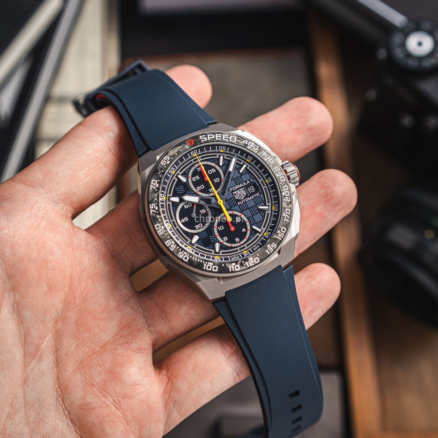 TAG Heuer Formula 1 CBZ2080.FT8091 (2025) - Blue dial 44 mm Titanium case (5/8)