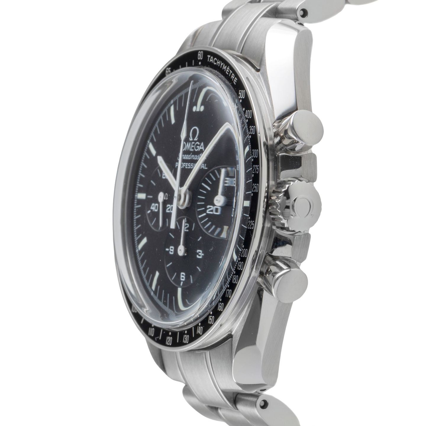 Omega Speedmaster Professional Moonwatch 3570.50.00 (Onbekend (willekeurig serienummer)) - Zwart wijzerplaat 42mm Staal (6/8)