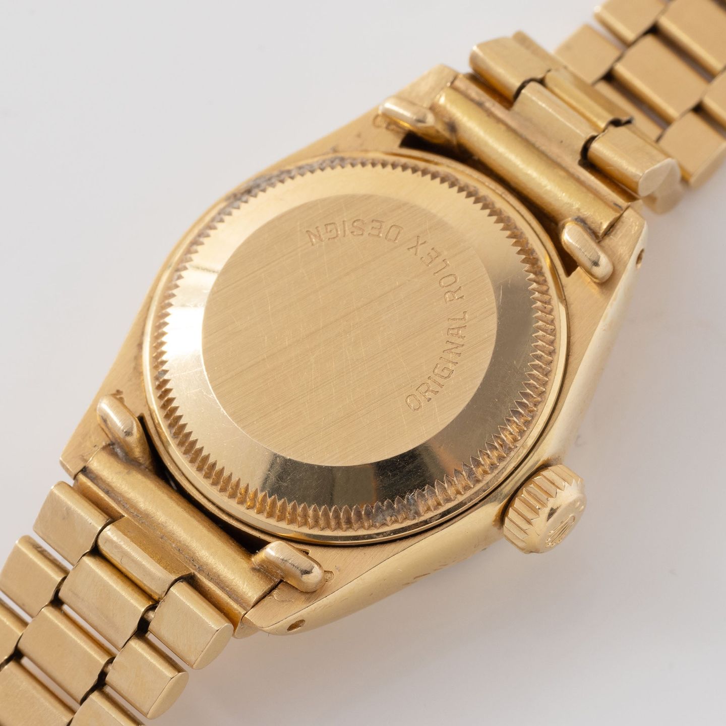 Rolex Lady-Datejust 6917 (1979) - Red dial 26 mm Yellow Gold case (7/7)