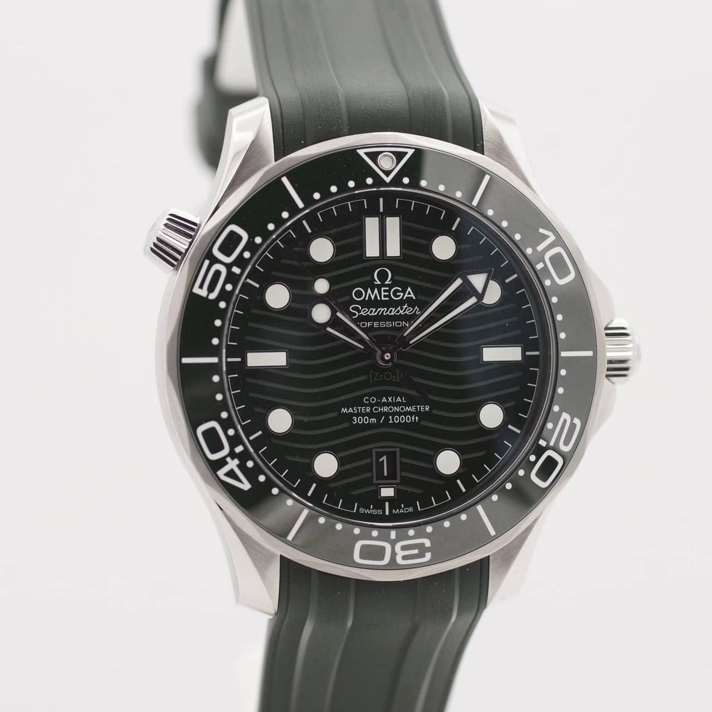 Omega Seamaster Diver 300 M 210.32.42.20.10.001 (2023) - Groen wijzerplaat 42mm Staal (2/8)