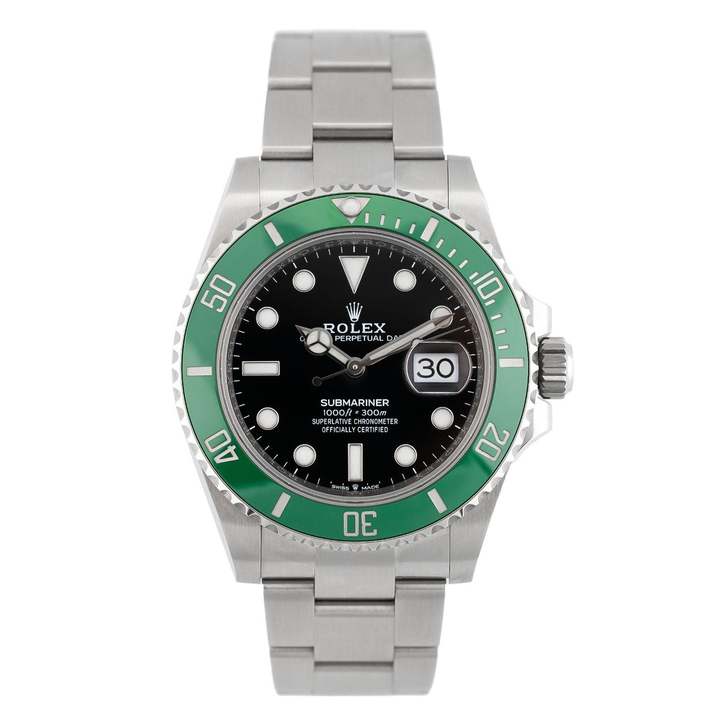 Rolex Submariner Date 126610LV (2020) - Zwart wijzerplaat 41mm Staal (1/5)