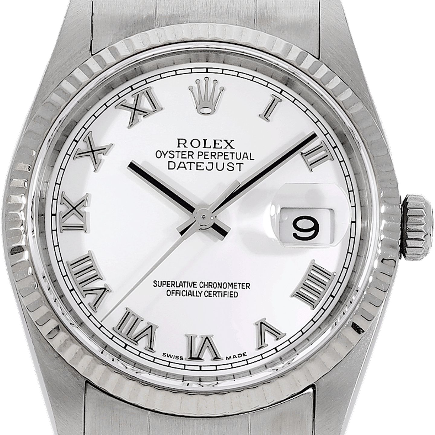 Rolex Datejust 36 16234 (Onbekend (willekeurig serienummer)) - Wit wijzerplaat 36mm Staal (1/5)