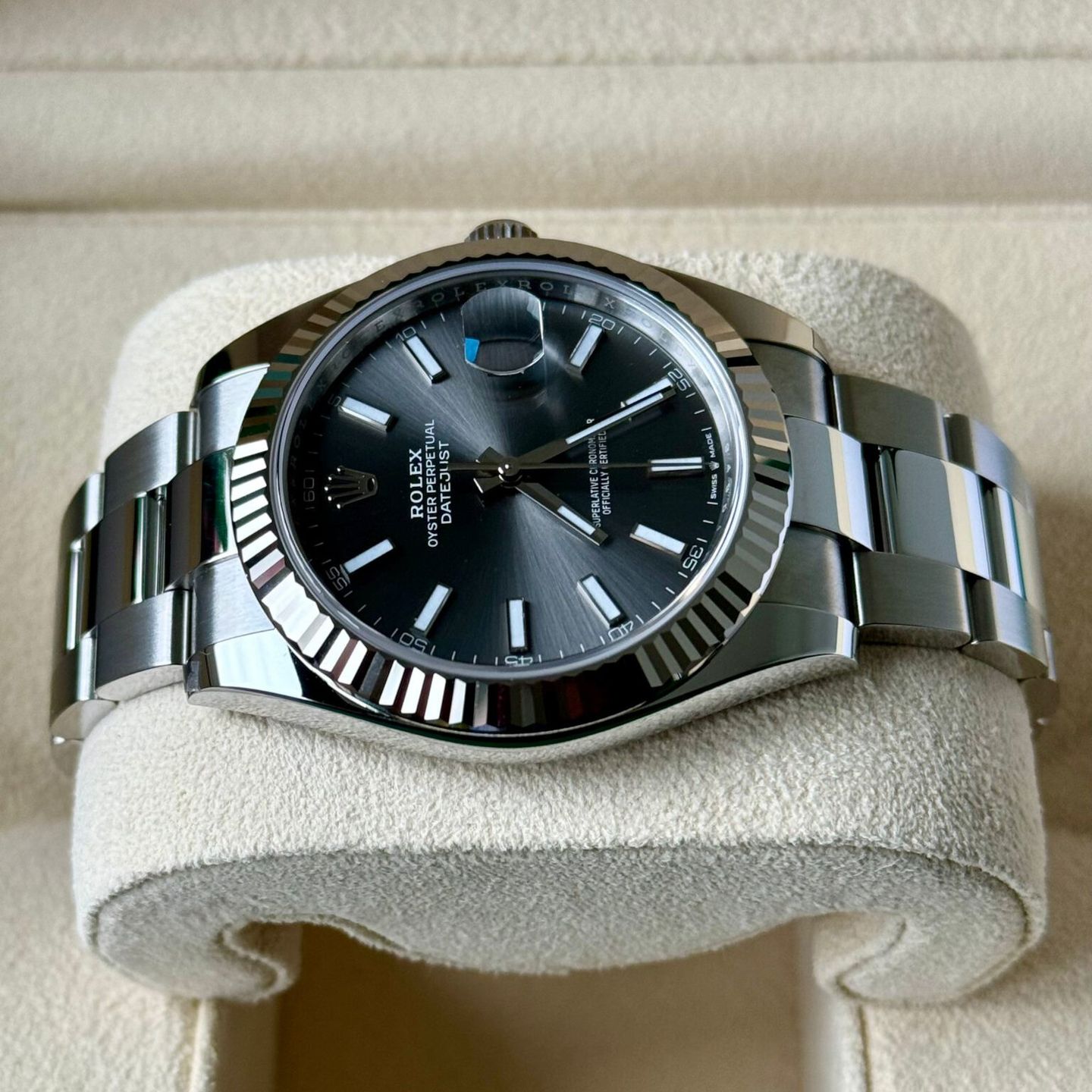 Rolex Datejust 41 126334 (2022) - Grey dial 41 mm Steel case (5/7)