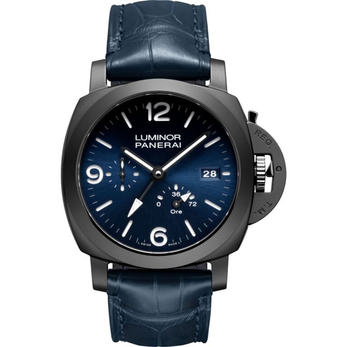 Panerai Luminor GMT Automatic PAM01574 (2025) - Blue dial 44 mm Ceramic case (1/1)