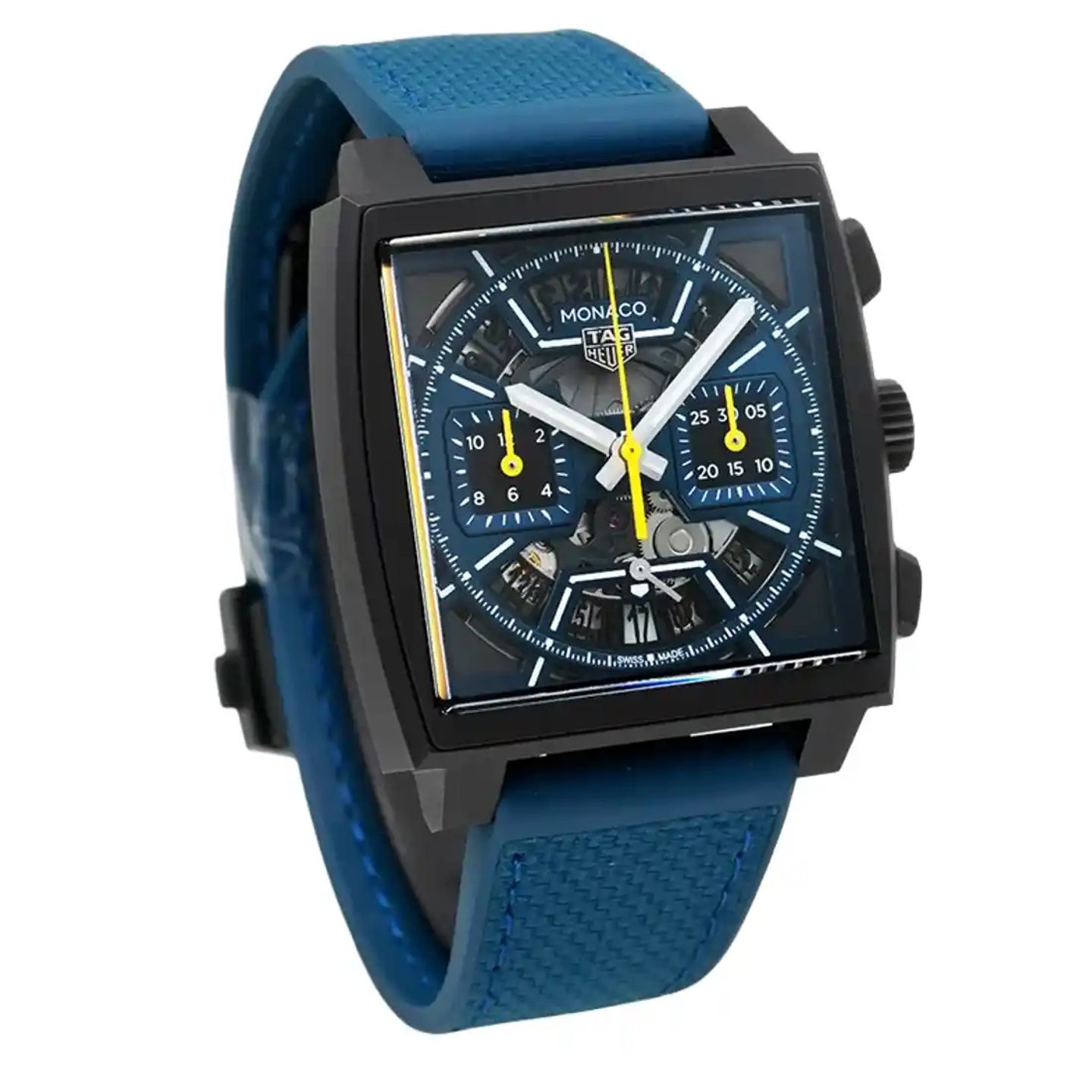 TAG Heuer Monaco CBL2188.FT6261 (2025) - Transparent dial 39 mm Titanium case (3/3)