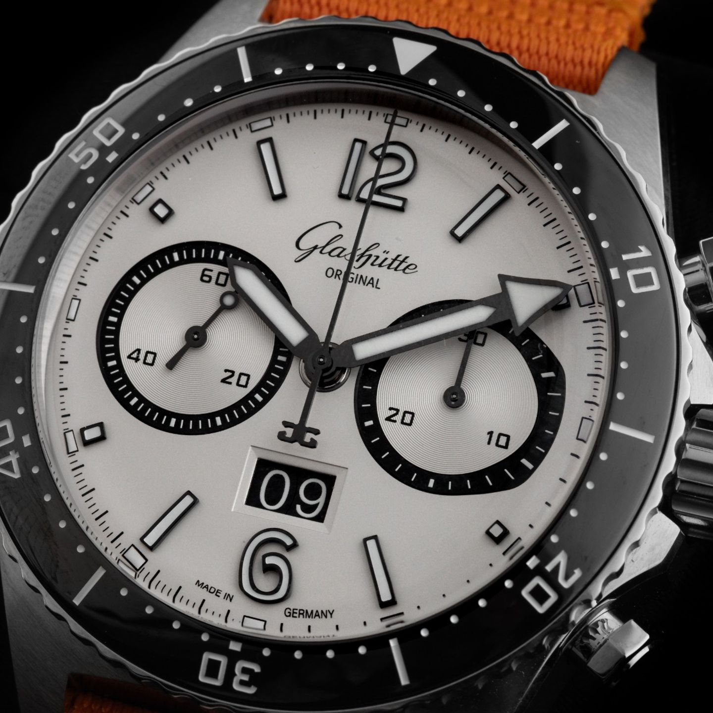 Glashütte Original SeaQ Chronograph 1-37-23-03-80-34 (2026) - Zilver wijzerplaat 43mm Staal (3/8)