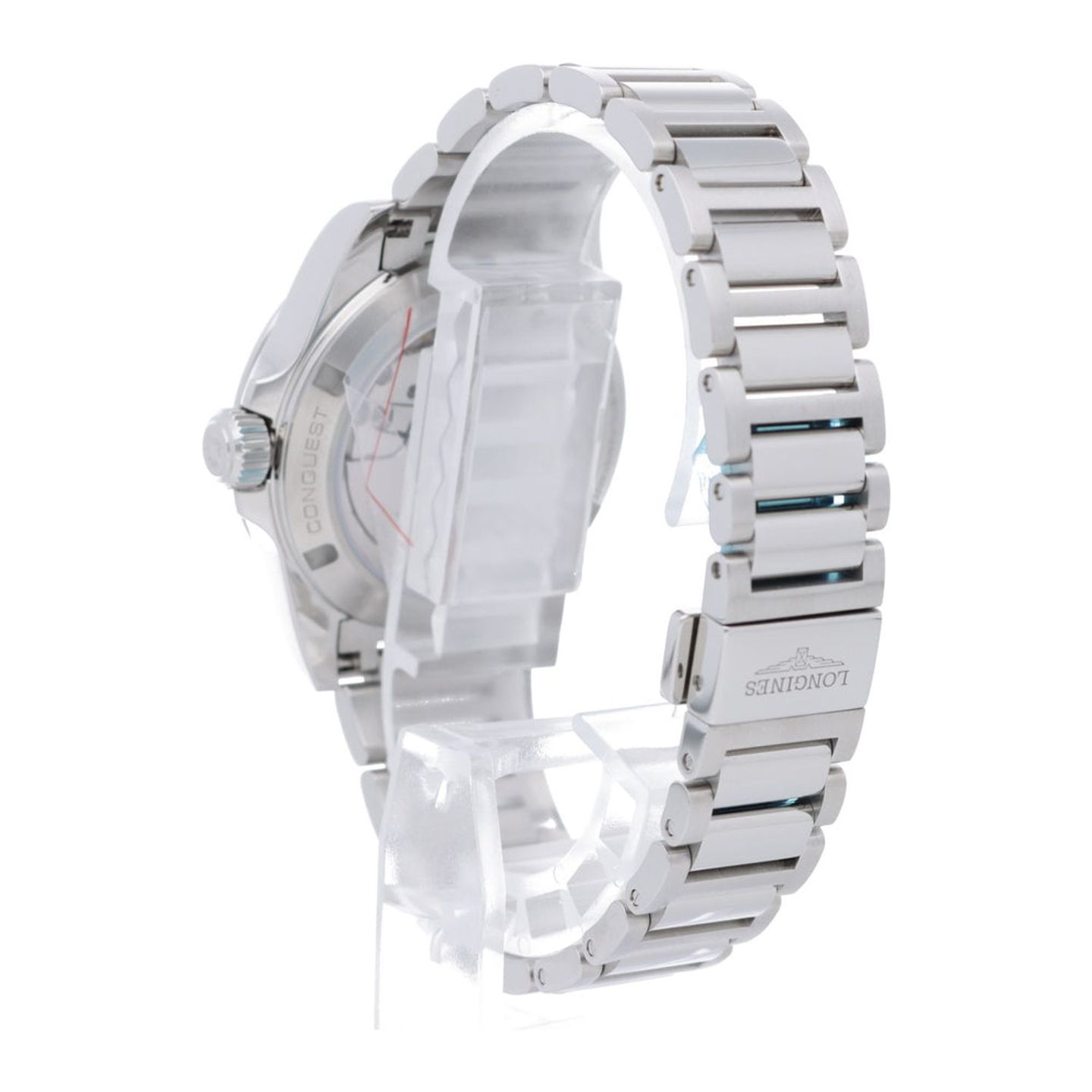 Longines Conquest L3.430.4.07.6 (2026) - Groen wijzerplaat 34mm Staal (4/7)