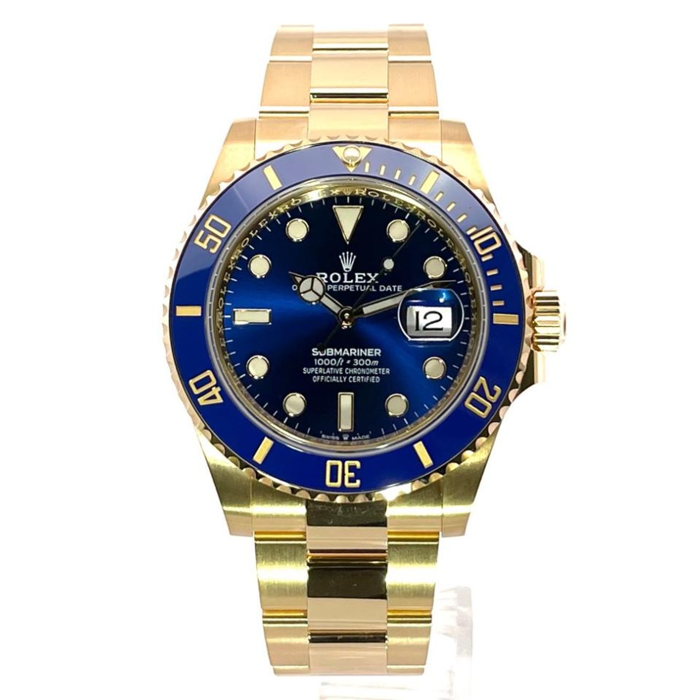 Rolex Submariner Date 126618LB (2022) - Blue dial 41 mm Yellow Gold case (2/8)