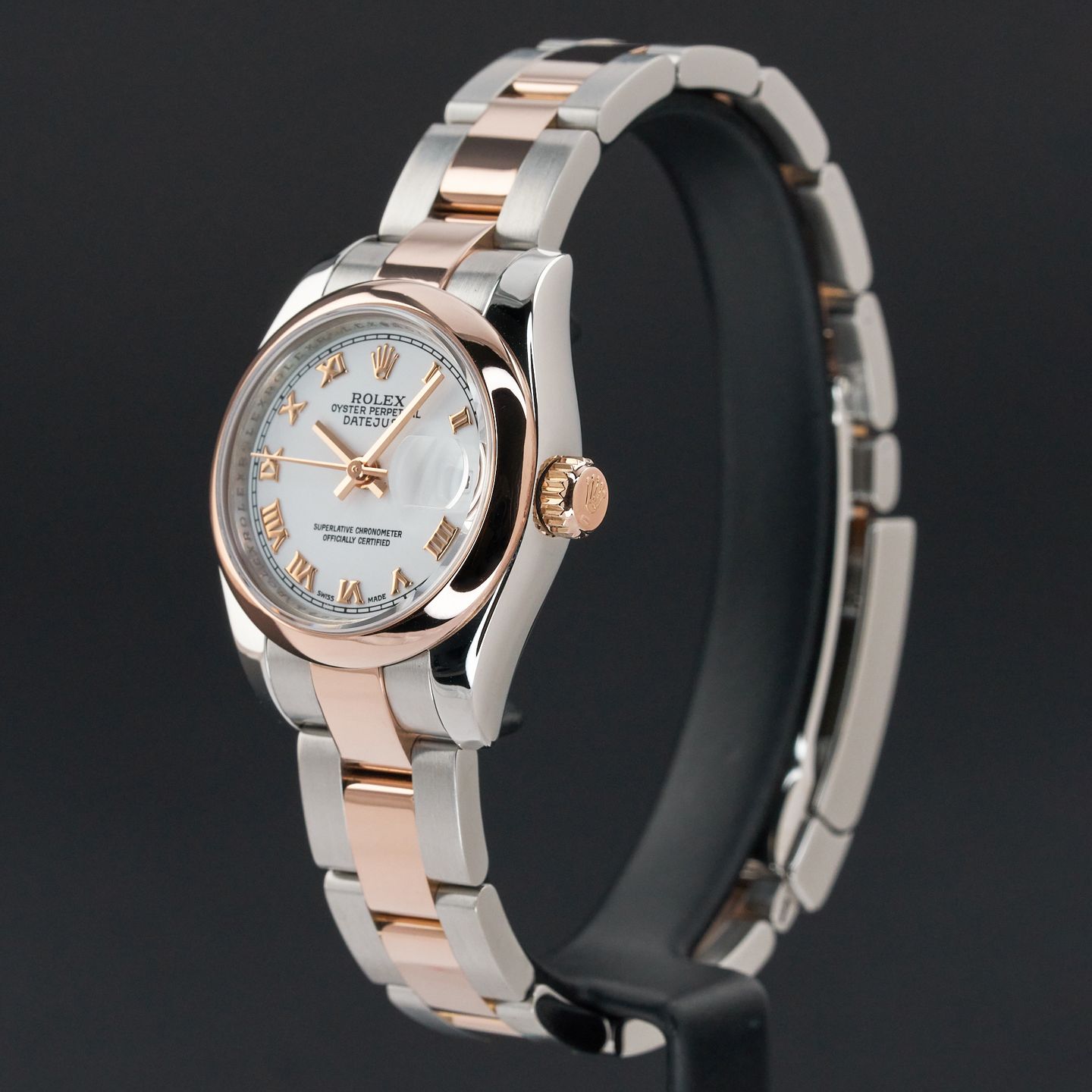 Rolex Lady-Datejust 179161 (2007) - White dial 26 mm Gold/Steel case (4/8)