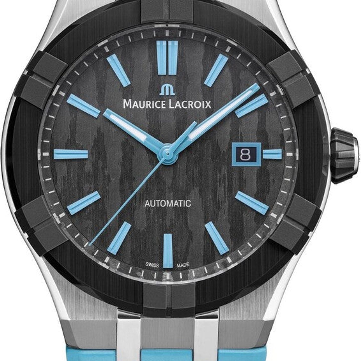 Maurice Lacroix Aikon AC6008-SSL40-331-4 (2026) - Black dial 43 mm Steel case (1/1)