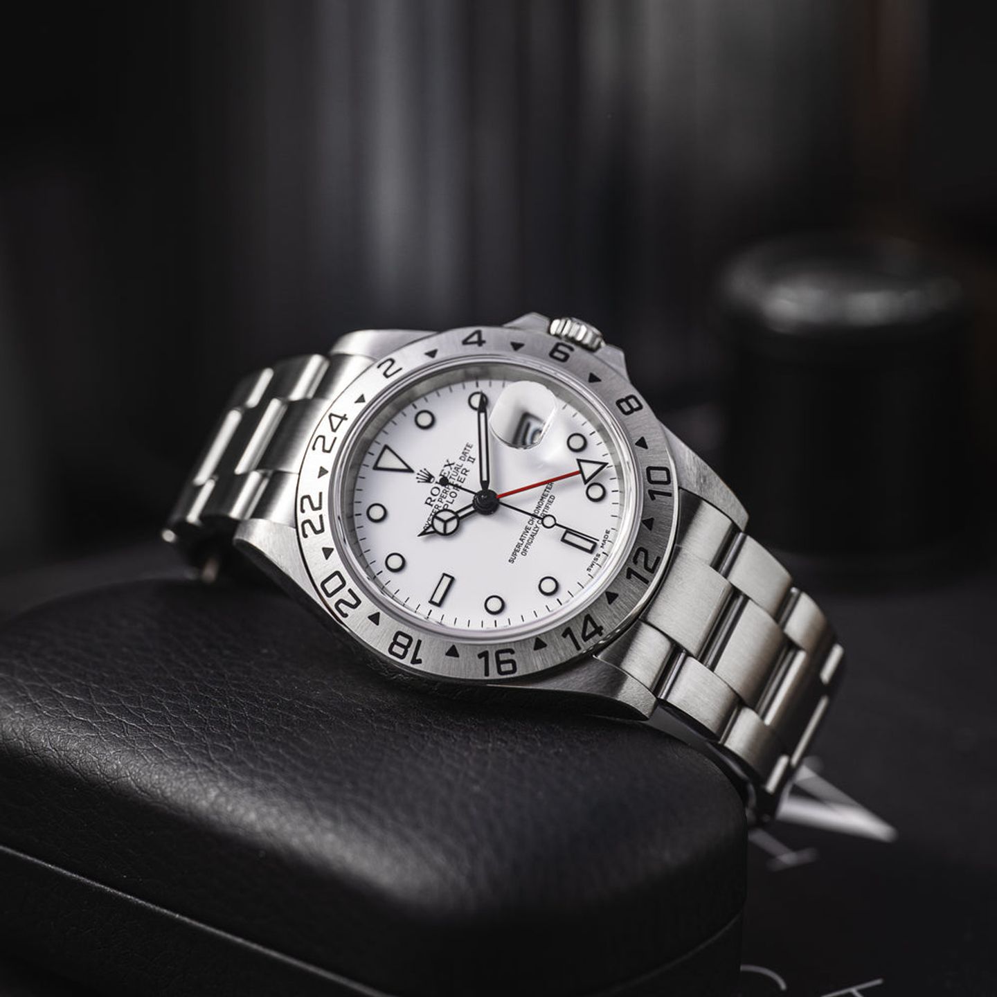 Rolex Explorer II 16570 (2006) - White dial 40 mm Steel case (1/1)