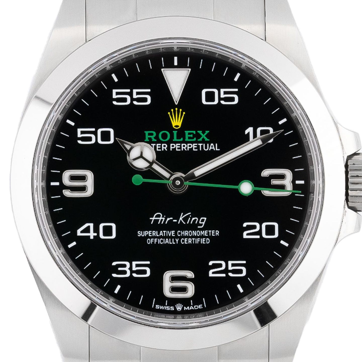 Rolex Air-King 126900 (2022) - Zwart wijzerplaat 40mm Staal (2/5)