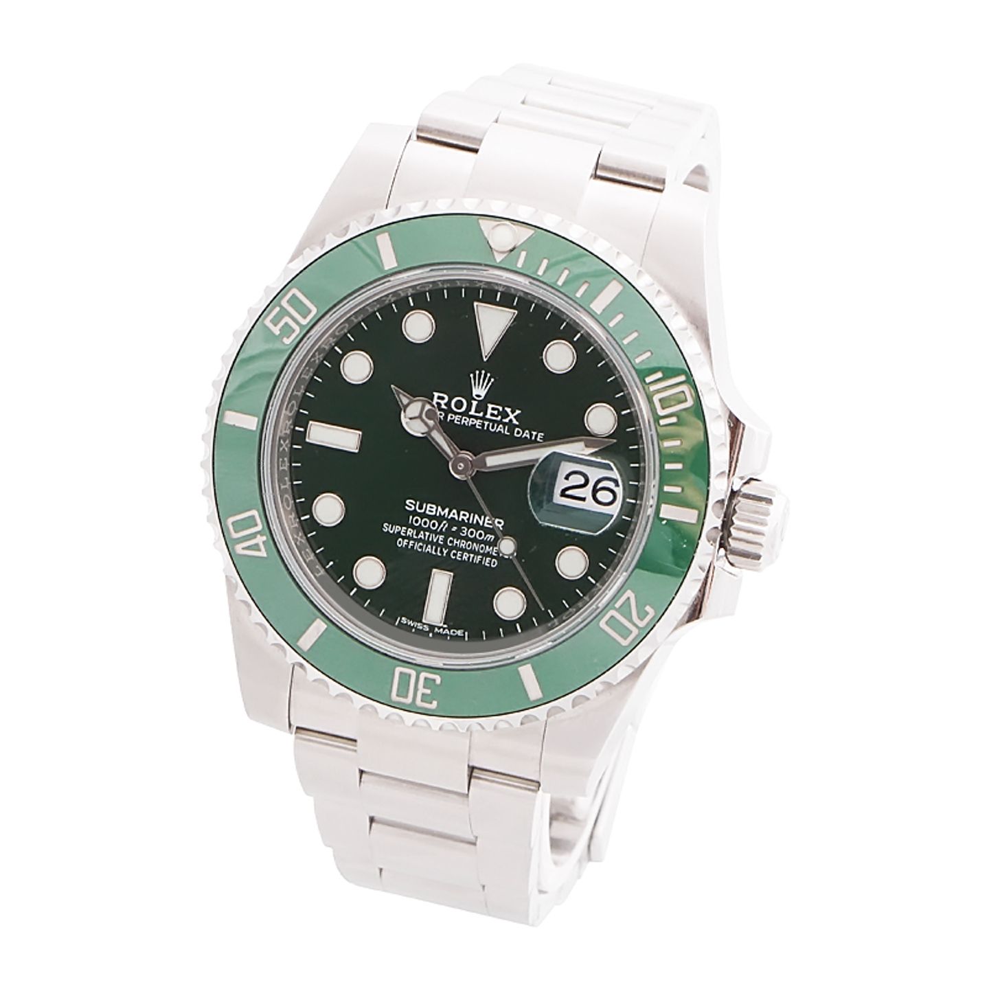 Rolex Submariner Date 116610LV (2019) - Groen wijzerplaat 40mm Staal (2/4)