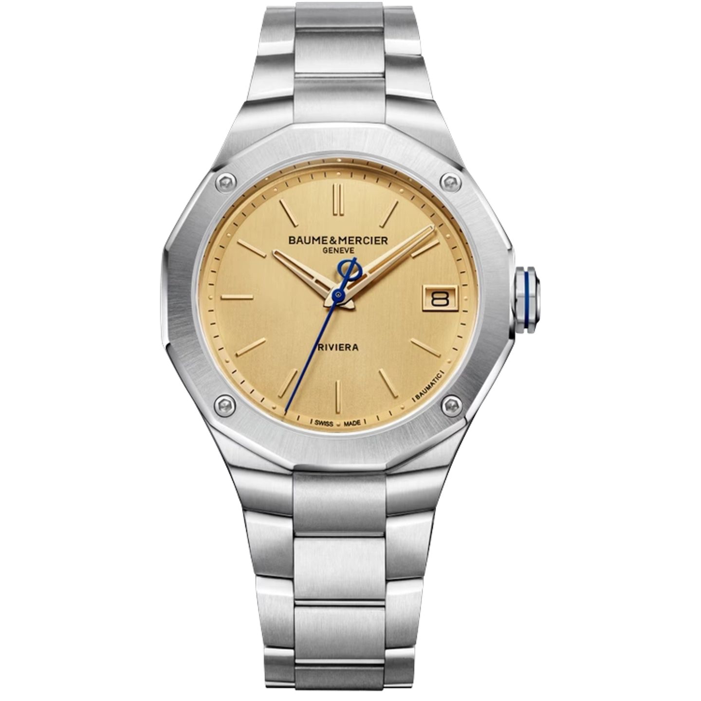 Baume & Mercier Riviera M0A10822 (2026) - Yellow dial 39 mm Steel case (1/1)