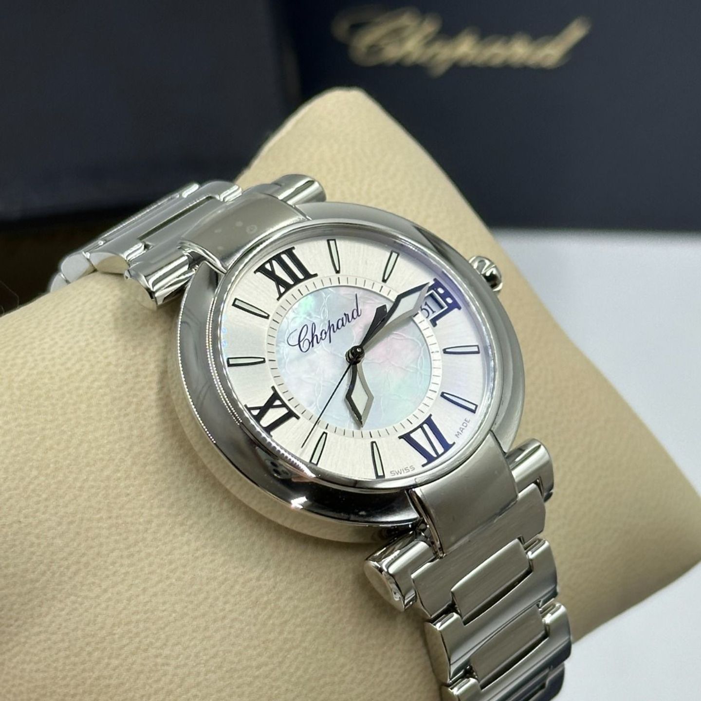 Chopard Imperiale 388531-3011 (2023) - Silver dial 40 mm Steel case (8/8)