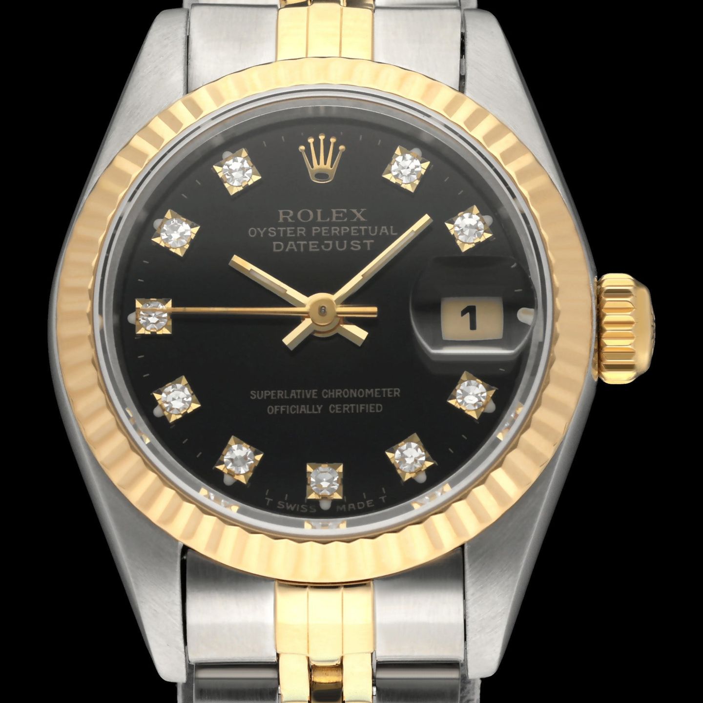 Rolex Lady-Datejust 69173G (1994) - 26 mm Gold/Steel case (1/8)