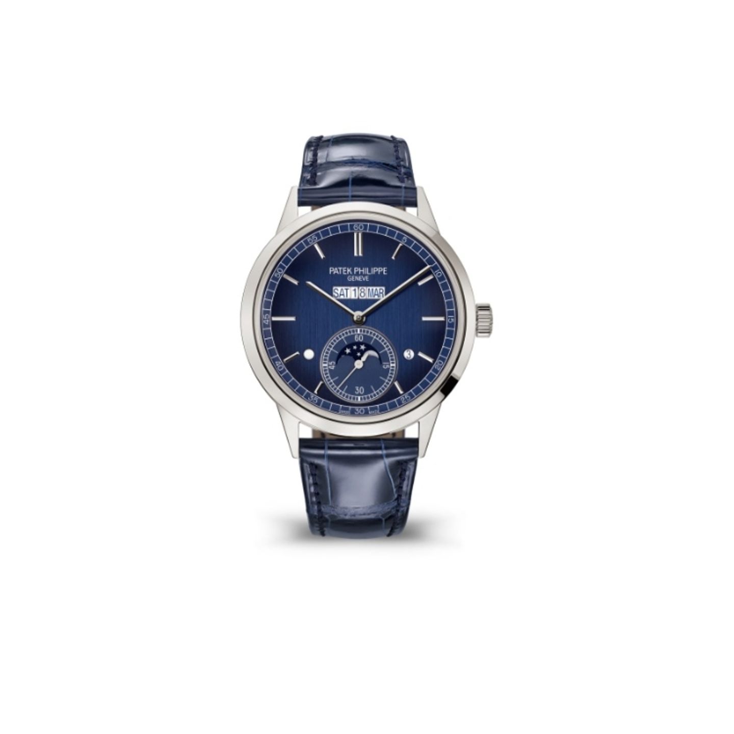 Patek Philippe Perpetual Calendar 5236P-001 (2024) - Blue dial 41 mm Platinum case (1/1)