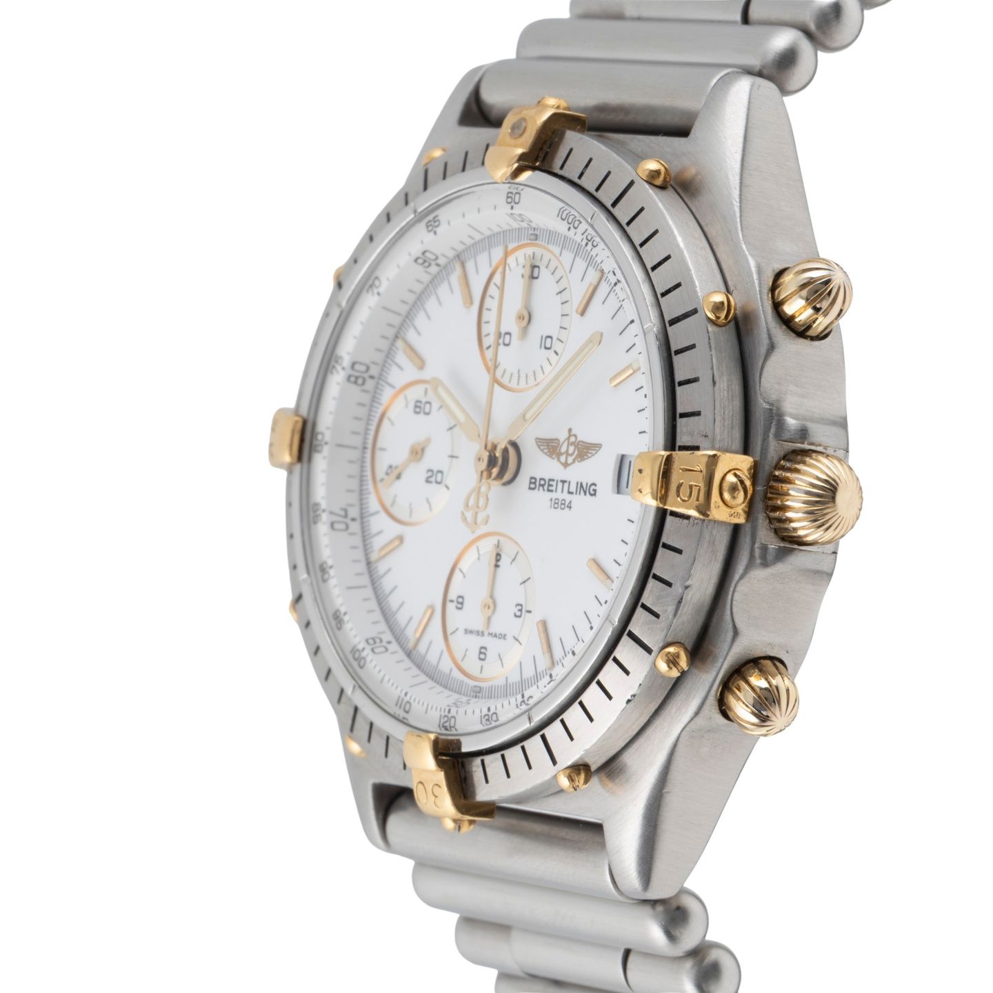 Breitling Chronomat K81950 (1990) - 39 mm Yellow Gold case (6/8)