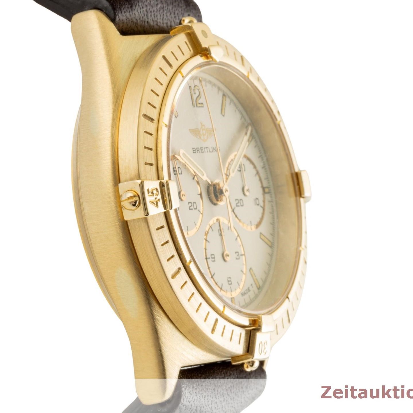 Breitling Callisto 80520 (Unknown (random serial)) - Champagne dial 36 mm Yellow Gold case (7/8)