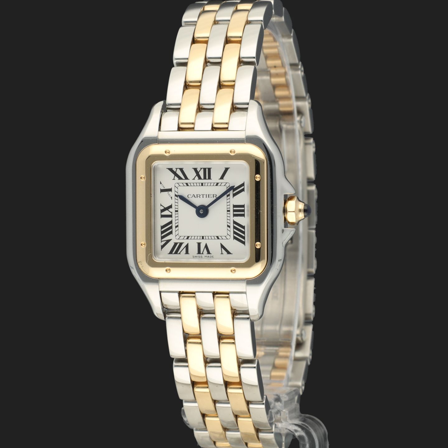 Cartier Panthère W2PN0006 (2024) - White dial 30 mm Gold/Steel case (1/8)