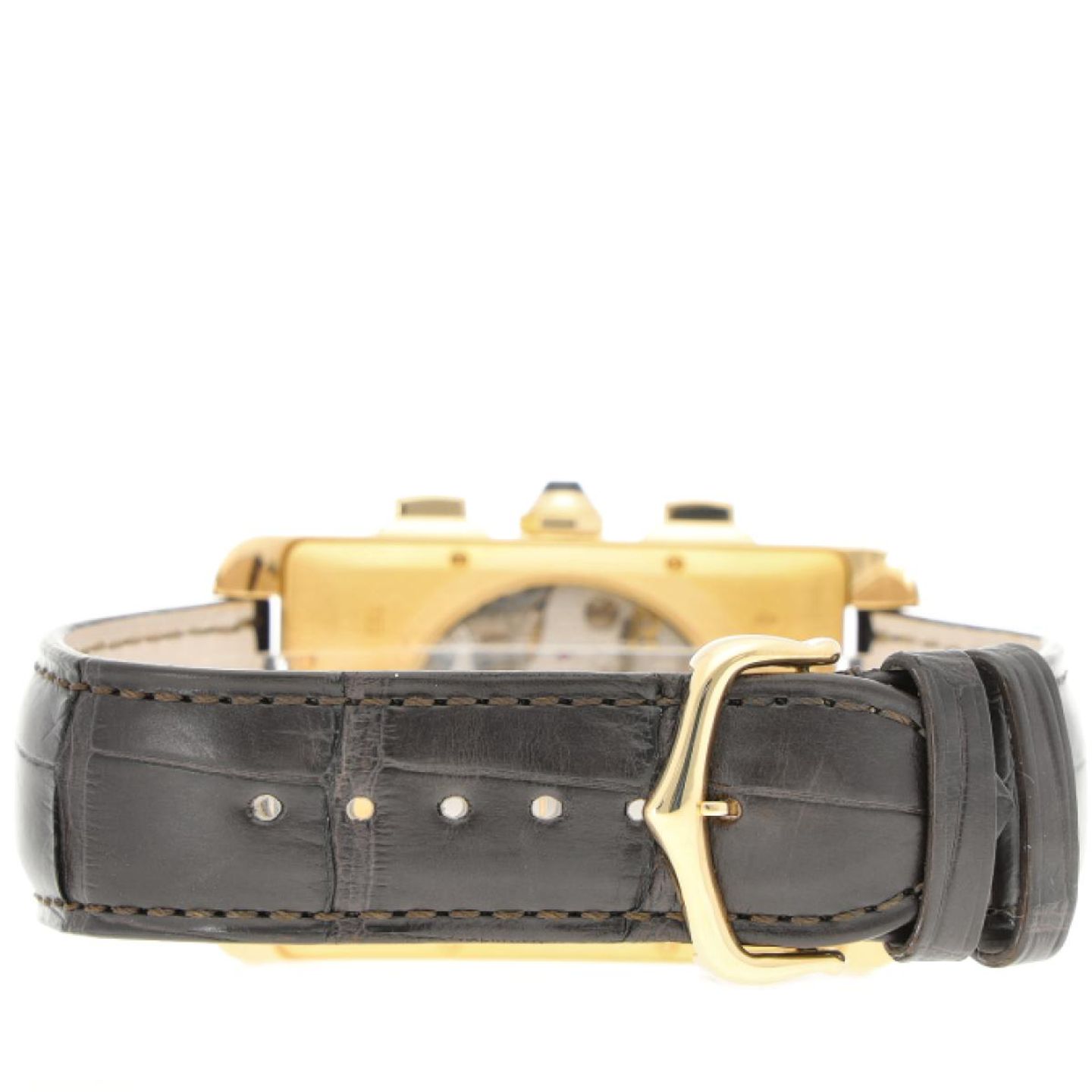 Cartier Tank Américaine W2609256 (2011) - Wit wijzerplaat 52mm Geelgoud (7/8)