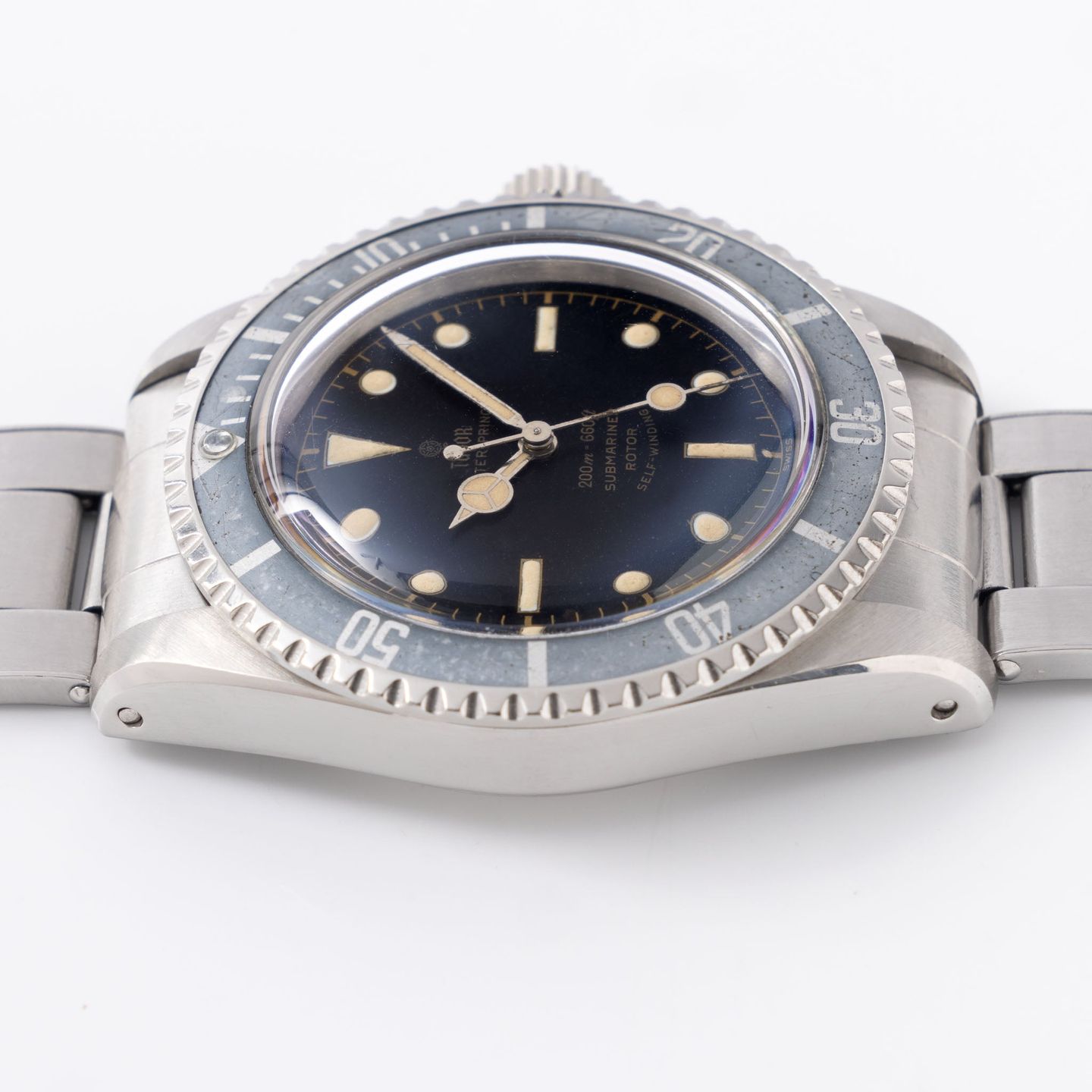 Tudor Submariner 7928 (1962) - Zwart wijzerplaat 40mm Staal (4/8)