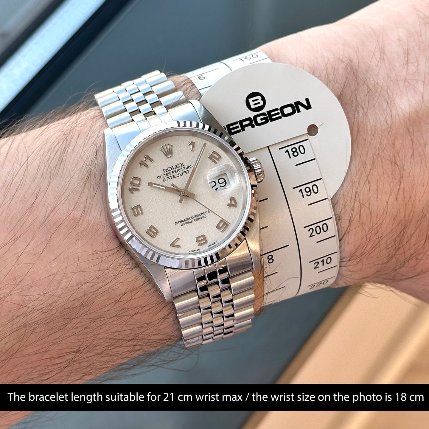 Rolex Datejust 36 16234 (1991) - Silver dial 36 mm Steel case (2/8)