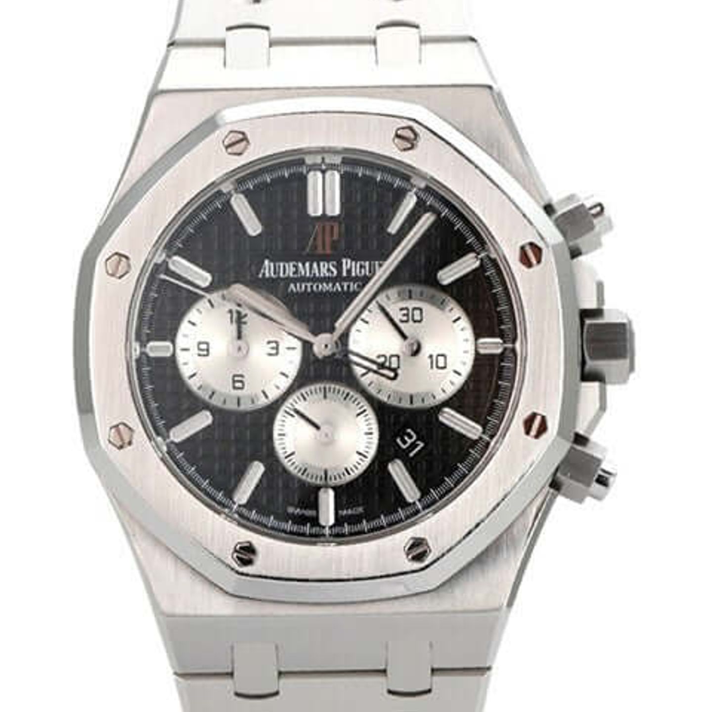 Audemars Piguet Royal Oak Chronograph 26331ST.OO.1220ST.02 (2017) - Black dial 41 mm Steel case (1/8)