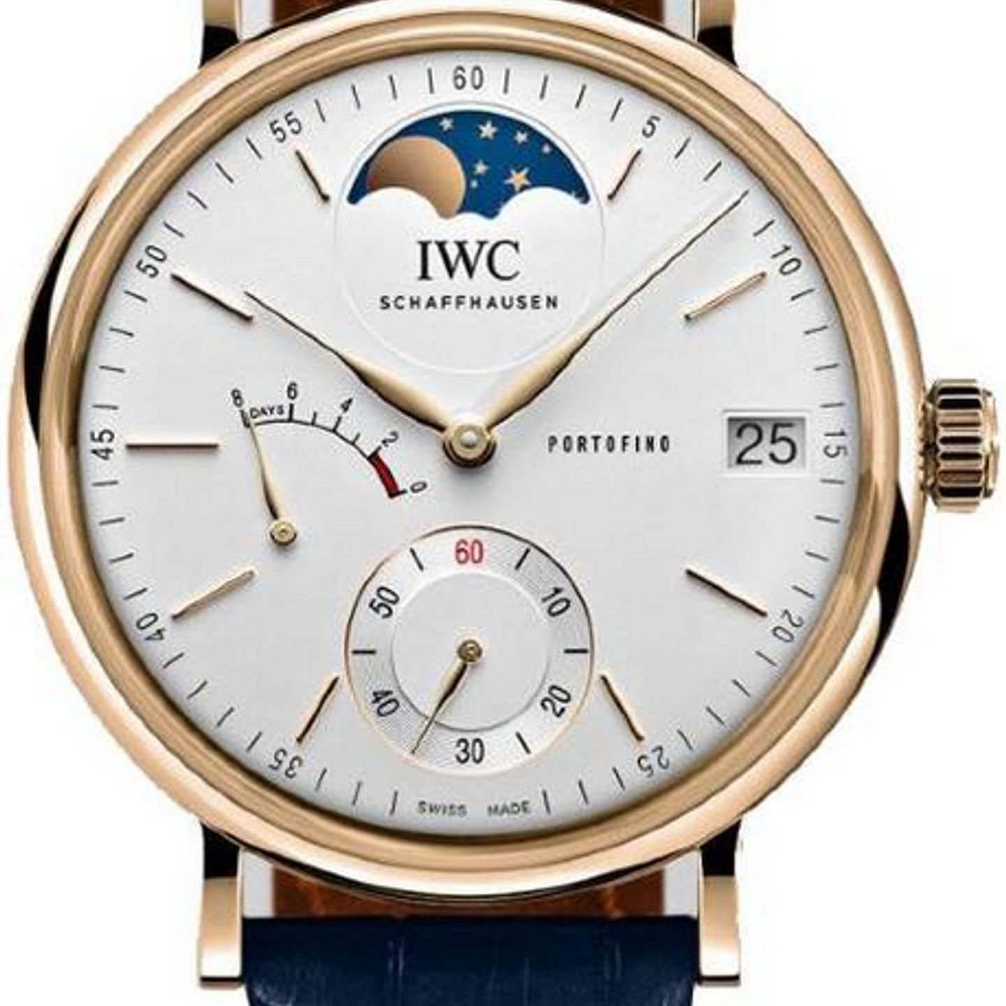 IWC Portofino Hand-Wound IW516409 (2026) - Silver dial 45 mm Red Gold case (1/1)