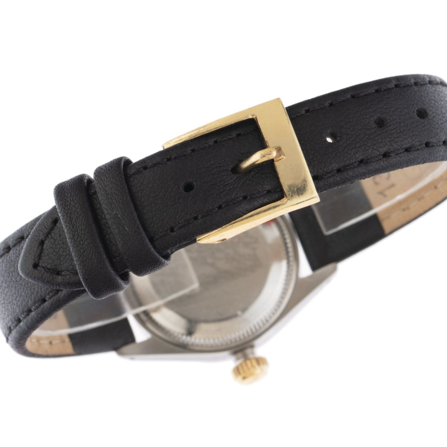 Rolex Lady-Datejust 6917 (1975) - Champagne dial 26 mm Gold/Steel case (7/8)