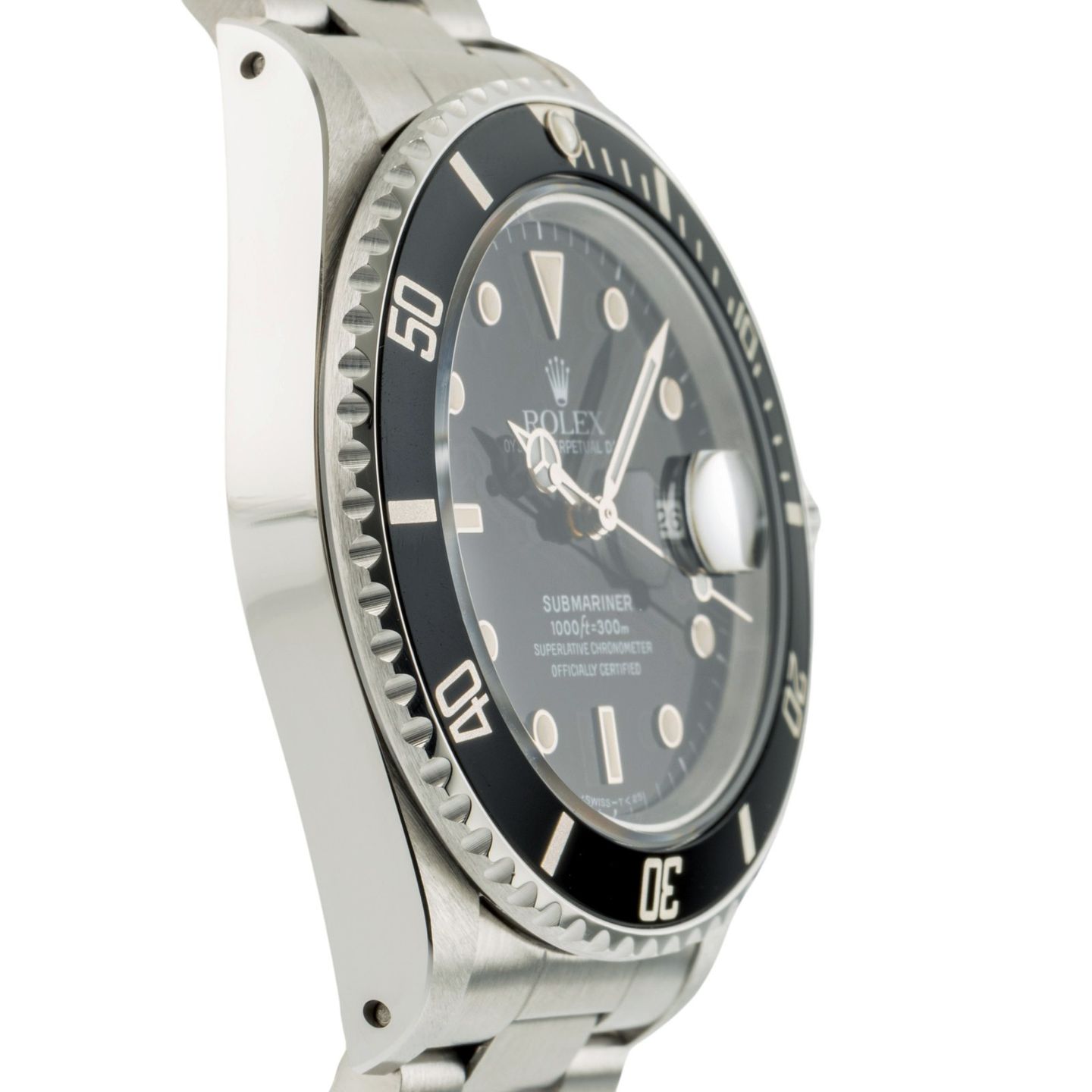 Rolex Submariner Date 168000 (1988) - Zwart wijzerplaat 40mm Staal (7/8)