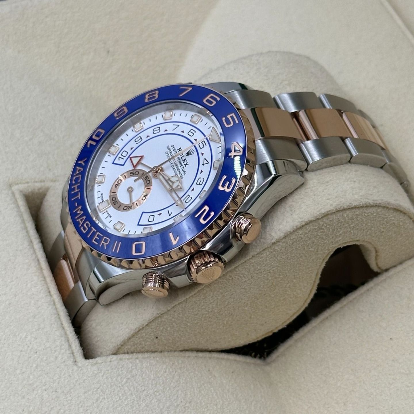 Rolex Yacht-Master II 116681 (2020) - Wit wijzerplaat 44mm Staal (5/8)