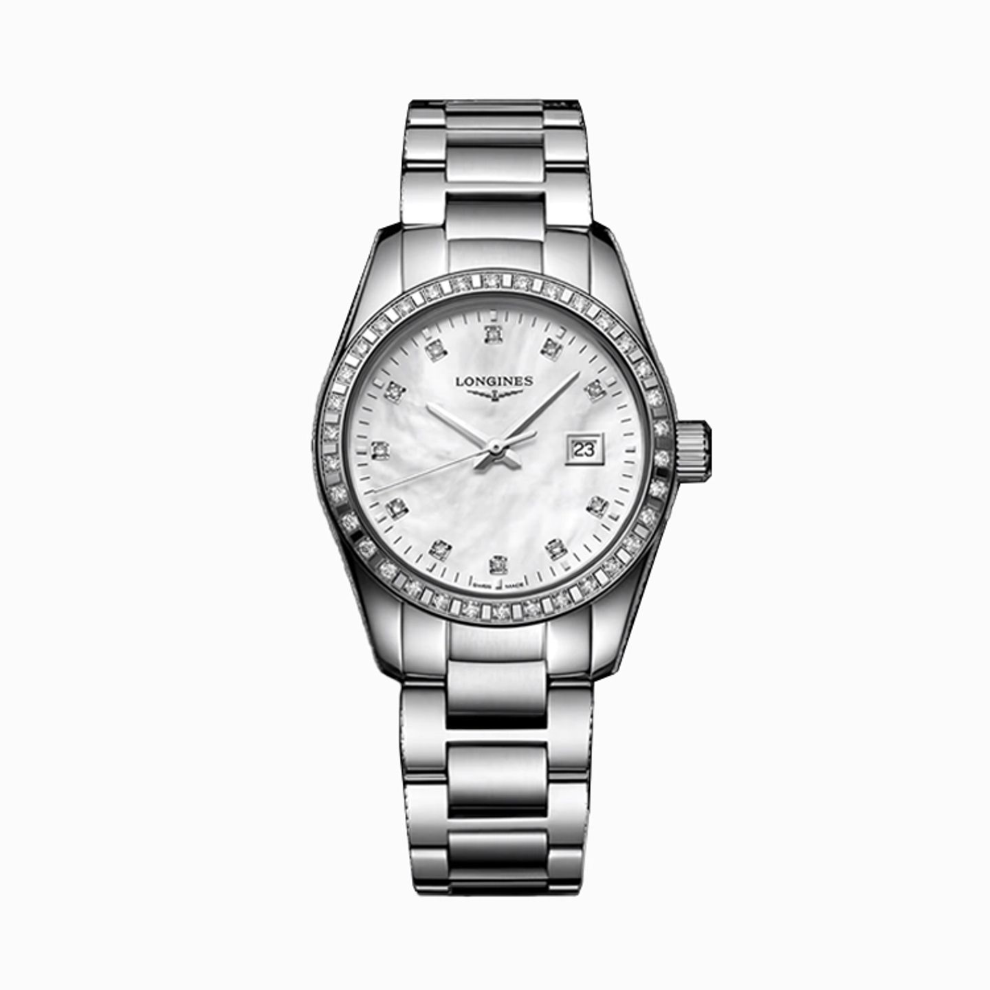 Longines Conquest Classic L2.286.0.87.6 (2025) - Parelmoer wijzerplaat 30mm Staal (1/1)