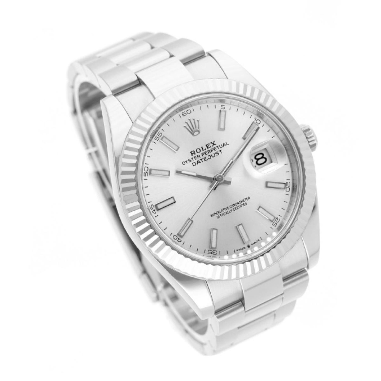 Rolex Datejust 41 126334 (2022) - Silver dial 41 mm Steel case (3/5)