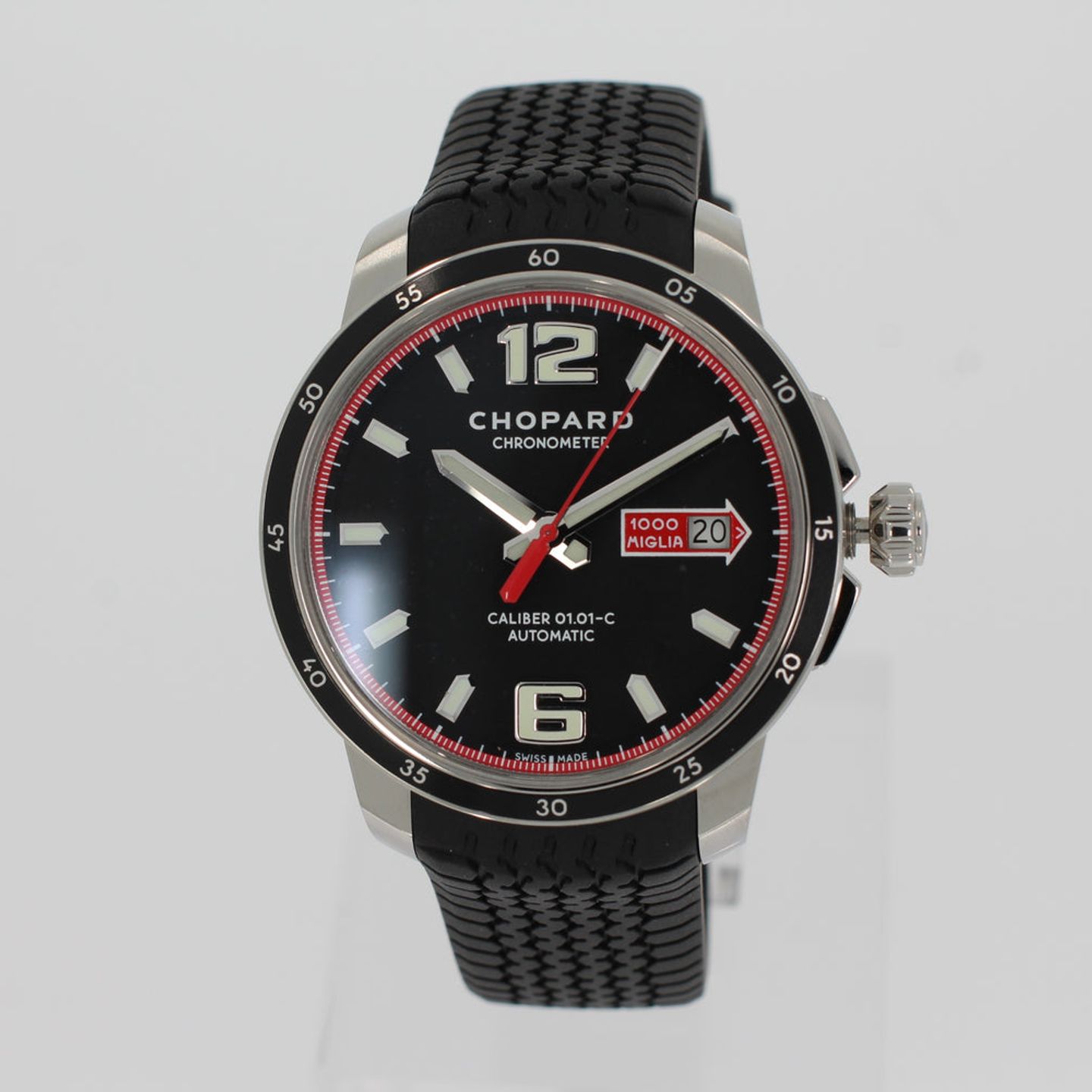 Chopard Mille Miglia 168565-3001 (2024) - Zwart wijzerplaat 43mm Staal (1/4)