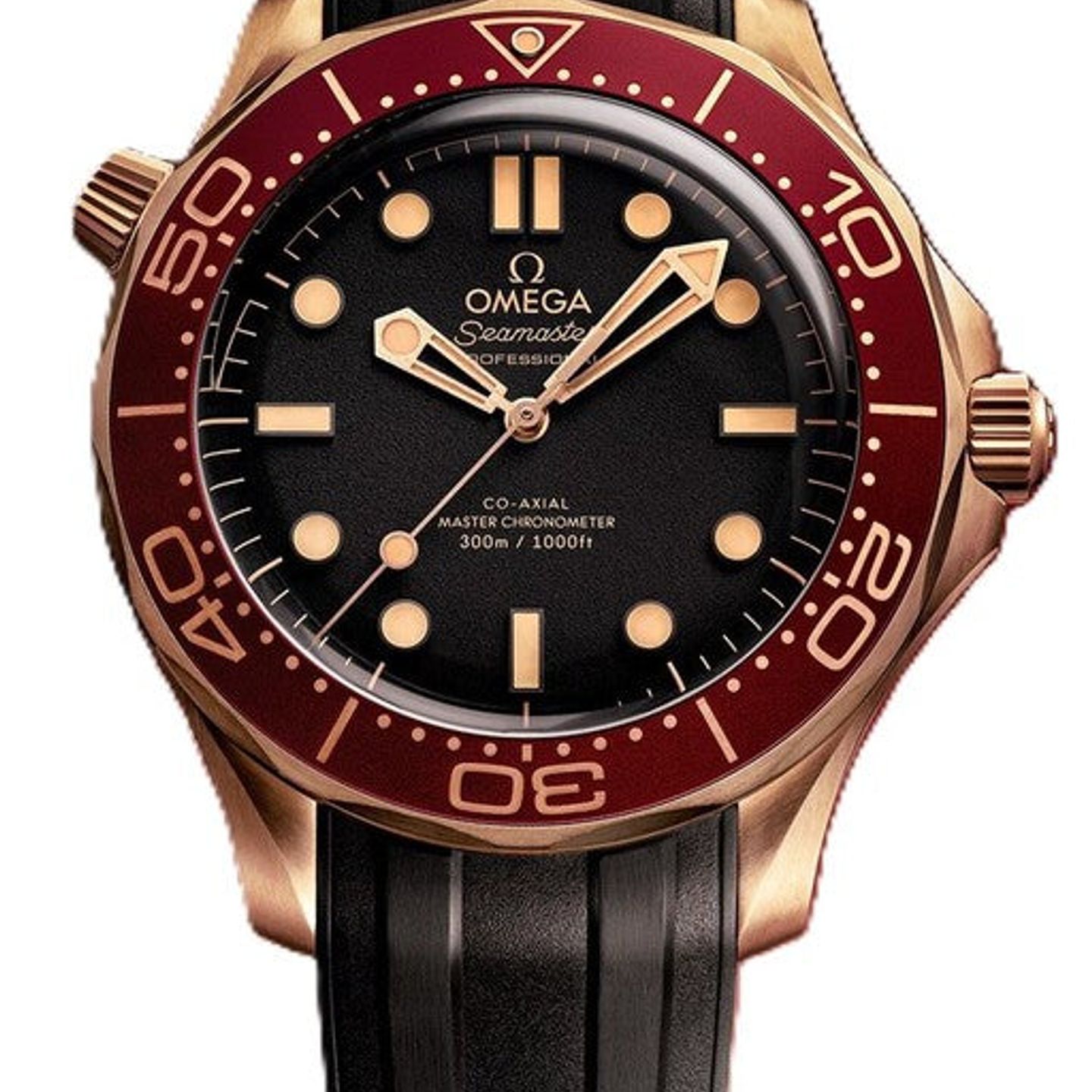 Omega Seamaster Diver 300 M 210.92.42.20.01.003 (2025) - Black dial 42 mm Rose Gold case (1/1)