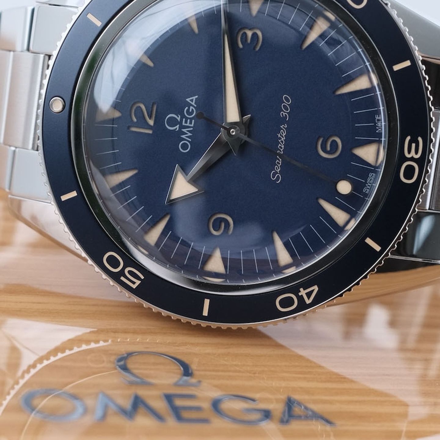 Omega Seamaster 300 234.30.41.21.03.001 (2022) - Blauw wijzerplaat 41mm Staal (7/8)