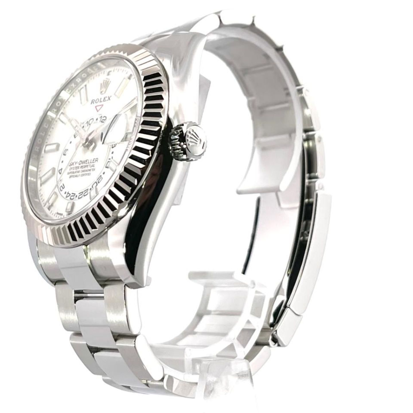 Rolex Sky-Dweller 326934 (2022) - White dial 42 mm Steel case (3/8)